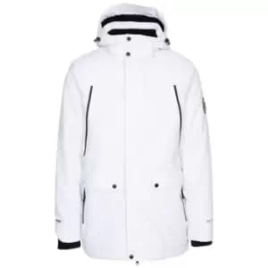Image of Trespass Mens Harris Waterproof Jacket (S) (White)
