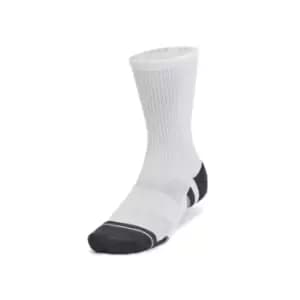 Image of Under Armour Performance Tech 3pk Crew Socks White - XL