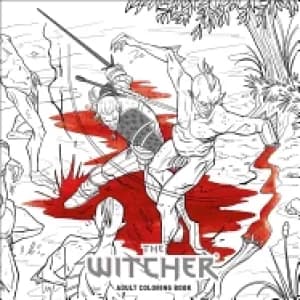 Image of witcher adult coloring book