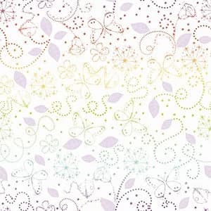 Image of Tinkerbell Fairytale Garden Multicoloured Decorative Wallpaper - 10m