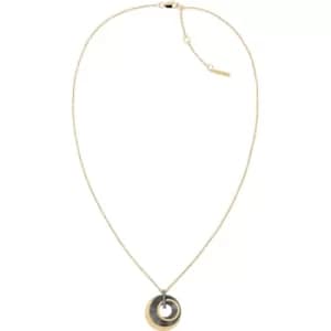 Image of Ladies CALVIN KLEIN Stainless Steel Playful Circular Shimmer Family Stainless Steel