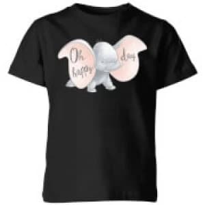 Image of Dumbo Happy Day Kids T-Shirt - Black - 5-6 Years