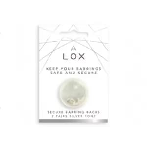 Image of Connoisseurs Silver Secure Earring Backs LOX 2SDP