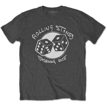 Image of The Rolling Stones - Tumbling Dice Unisex Large T-Shirt - Grey