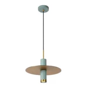 Image of Selin Modern Pendant Light - Ø35cm - 1xGU10 - Turquoise