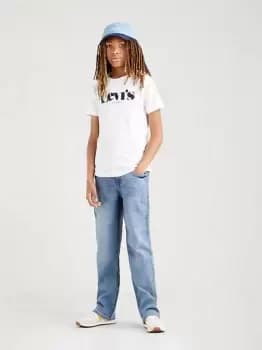 Image of Teenager Stay Loose Tapered Jeans - Blue