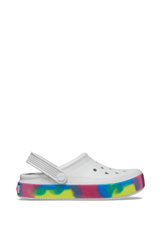 Image of Crocs 'Off Court' Kids Beach Grey unisex