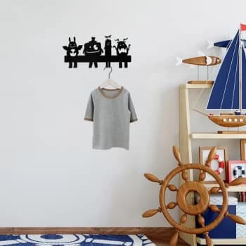 Image of Cute Things 1 - Black Metal Wall Hook
