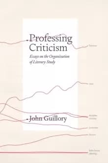 Image of Professing Criticism : Essays on the Organization of Literary Study