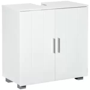 Image of Bathroom Pedestal Under Sink Cabinet Modern Vanity Unit with Door