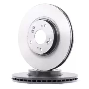 Image of PAIR PAINTED BREMBO BRAKE DISCS 09.A272.11
