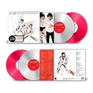 Image of Uk Subs - Diminished Responsibility Neon Magenta Vinyl