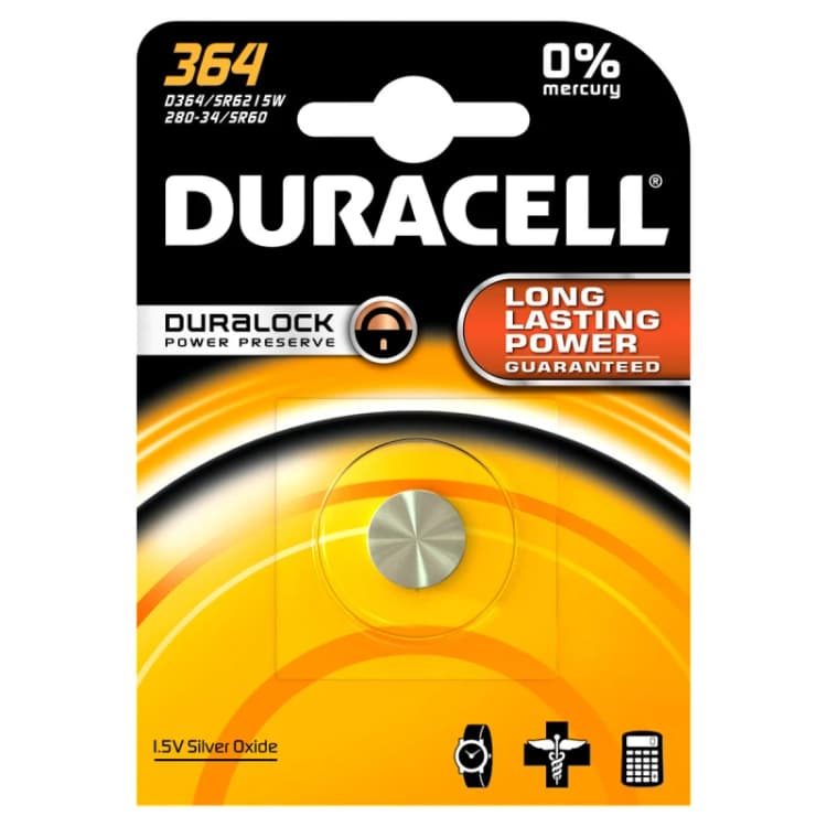 Image of Duracell 364 Single-use battery SR60 Silver-Oxide (S)