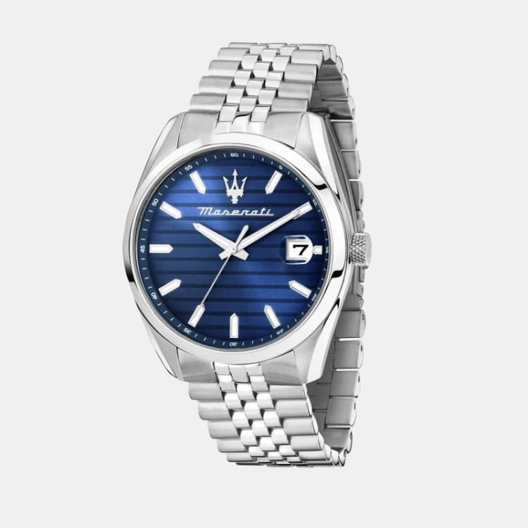 Image of Maserati Mens Attrazione Quartz Analogue Watch Blue male One Size