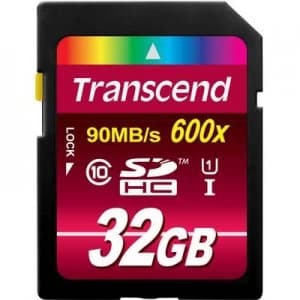 Image of Transcend Ultimate SDHC card 32GB Class 10, UHS-I