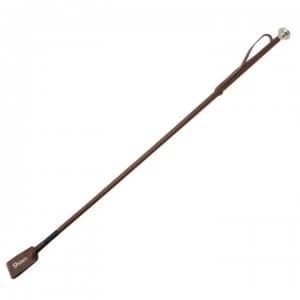 Image of Shires Leather Show Whip - Brown