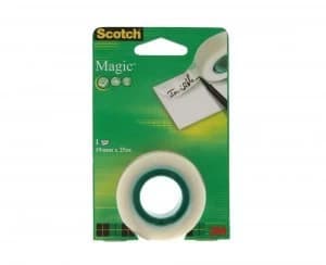 Image of 3M Scotch Magic Tape 19mm x 25m Clear