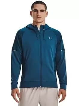 Image of Under Armour Training Winterised Armour Fleece Storm Fz Jacket - Blue Size XL, Men