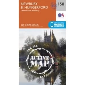 Image of Newbury and Hungerford by Ordnance Survey (Sheet map, folded, 2015)