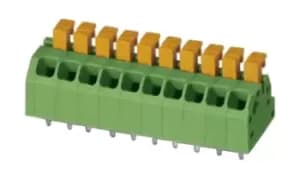Image of Phoenix Contact SPTAF 1/ 2-3.5-LL 2-pin PCB Terminal Block, 3.5mm Pitch 2 Rows
