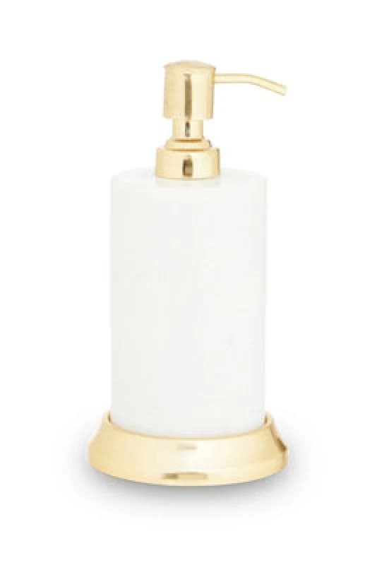 Image of Premier Housewares Mako White Marble Lotion Dispenser White