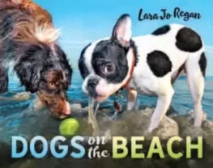 Image of Dogs on the beach by Lara Jo Regan