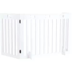 Image of Dog Barrier 3-part MDF 82-124cm White TRIXIE - White