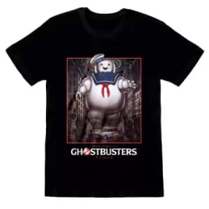 Image of Ghostbusters Unisex Adult Stay Puft T-Shirt (L) (Black)