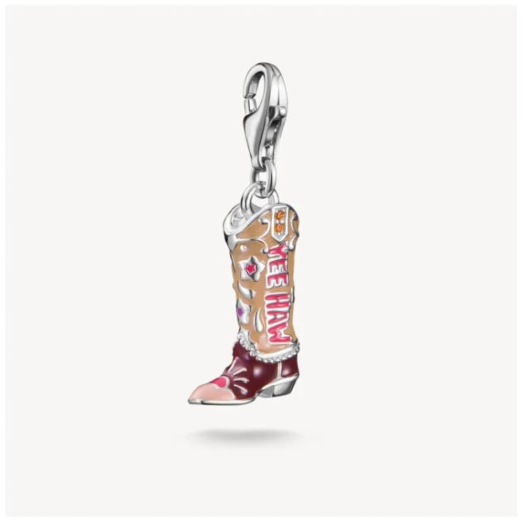 Image of Thomas Sabo 2219-691-7 Silver Charm Pendant Cowboy Boot Jewellery