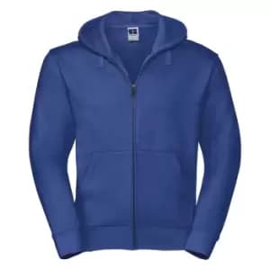 Image of Russell Mens Authentic Full Zip Hooded Sweatshirt / Hoodie (3XL) (Bright Royal)