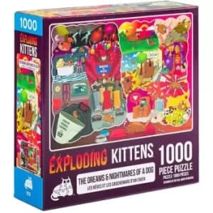 Image of Dreams and Nightmares of a Dog Jigsaw Puzzle - 1000 Pieces