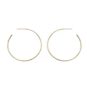 Image of 9ct Yellow Gold 30Mm Hoop Earrings