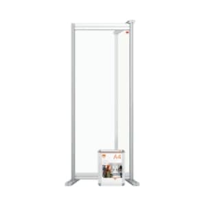 Image of Acrylic Modular Desk Divider Extension 400x1000mm Clear KF90381