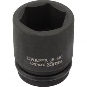 Image of Draper Expert 3/4" Drive Hexagon Impact Socket Metric 3/4" 33mm