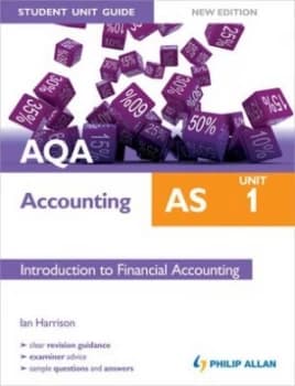 Image of Aqa As Accounting. Unit 1 Introduction to Financial Accounting by Ian Harrison Paperback