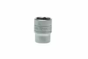 Image of Teng Tools 22mm Socket With 1/2 in Drive, Length 40 mm