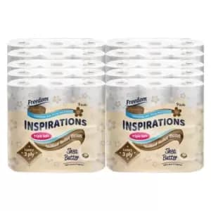 Image of 90 Rolls Of Freedom Inspirations Quilted Shea Butter - 3 Ply