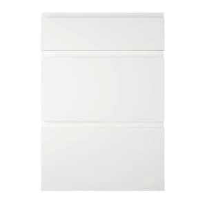 Image of Cooke Lewis Appleby High Gloss White Drawer front W500mm Set of 3