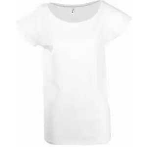 Image of SOLS Womens/Ladies Marylin Long Length T-Shirt (M) (White)
