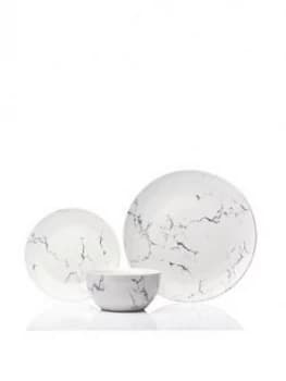 Image of Sabichi Marble 12 Piece Porcelain Dinner Set
