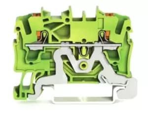 Image of Wago 2202-1207 Terminal Block, Dinrail, 2Ways, 12Awg