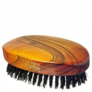 Image of Hydrea London Military Hairbrush Gloss Finish with Pure Black Boar Bristle (Hard Strength) FSC Certified