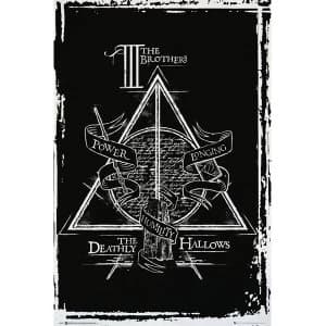 Image of Harry Potter Deathly Hallows Graphic Maxi Poster