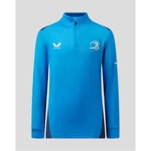 Image of Castore Leinster Quarter Zip Midlayer Junior - Blue