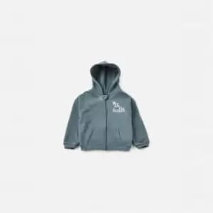 Image of Missguided are the Future Zip Thru Hoodie - Grey