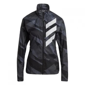Image of adidas Terrex Parley Agravic Trail Running WIND. RDY Windb - Grey Six