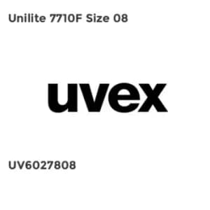 Image of uvex UVEX UNILITE 7710F SIZE 08 - Pack of 10