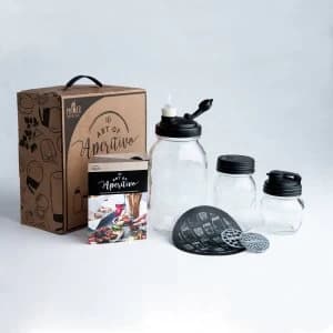 Image of Recap Mason Jars Aperitivo Happy Hour Gift Set