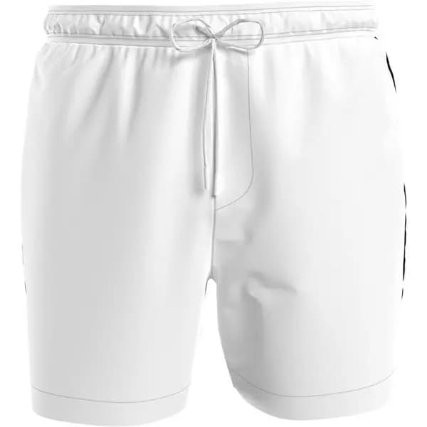 Image of Calvin Klein Medium Tape Swim Shorts Mens Swim Shorts S Grey 35298225350