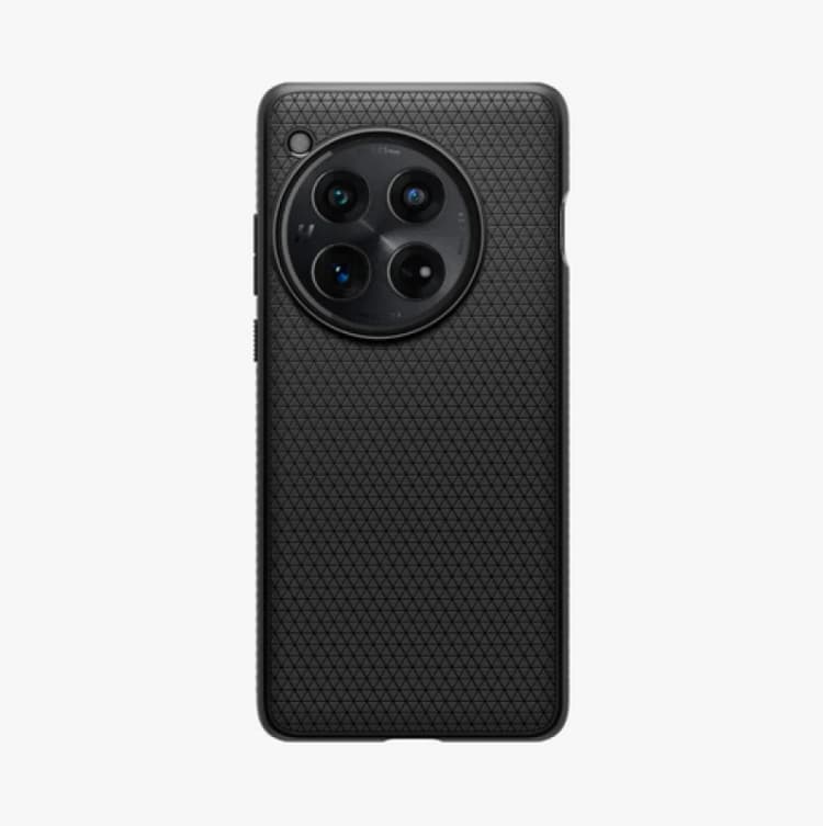 Image of Spigen OnePlus 12 Liquid Air Matte Black mobile phone case 17.3cm (6.